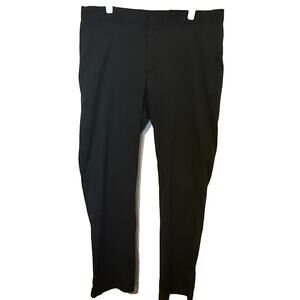Nike Golf Pants Mens 38x34 Black Dri-Fit Tour Performance Stretch Polyester